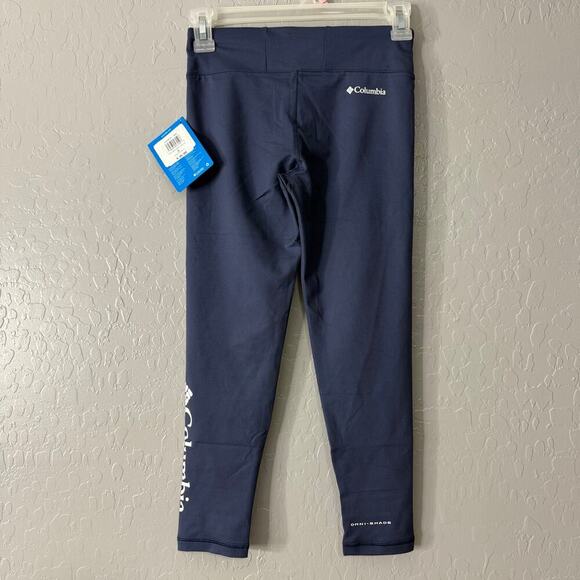 Columbia Girls Youth Hike Leggings, Navy Blue, S 7/8 2050521 - Picture 2 of 4
